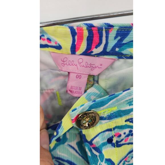 Lilly Pulitzer Adie Shorts Size 00 Summer Comfort Beach Casual - Picture 5 of 6
